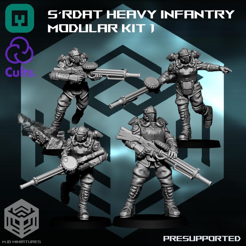 S'rdat heavy infantry modular kit 1 - presupported