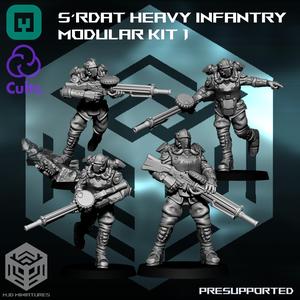 S'rdat heavy infantry modular kit 1 - presupported