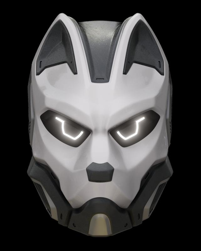 Evo Dog - cosplay sci-fi mask - digital stl file for 3D-printing