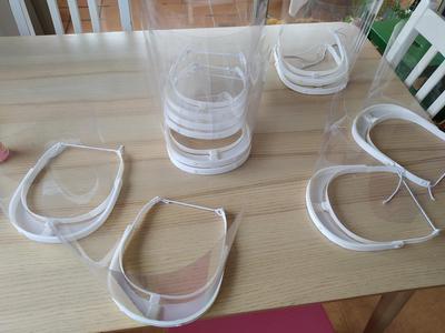 COVID-19 - Face shields -(CovidMakers - Madrid)