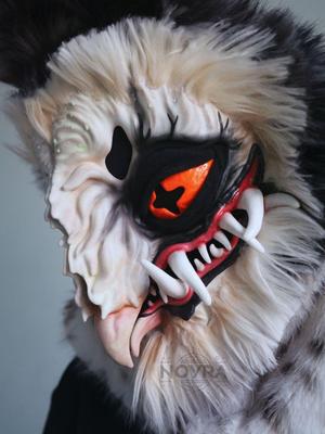 Furry head base: demonic owl