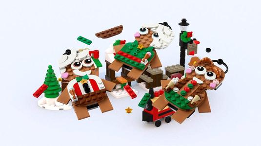 Wikibricks3D - 40642 Gingerbread Ornaments