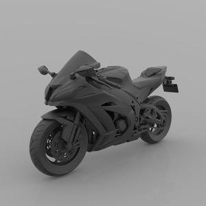 Kawasaki Ninja ZX-10R 1000 3D Model Ready to Print