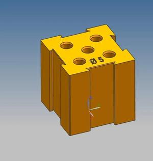 Milling cutter storage box   