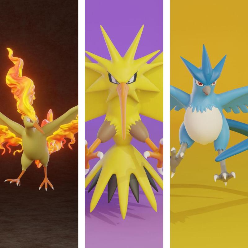 pokemon legendary birds pack