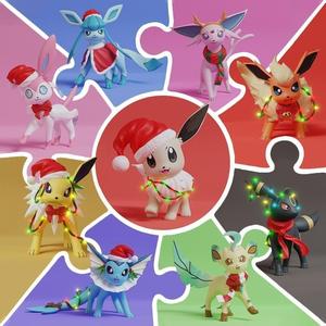 Pokemon - Eeveelutions in Christmas Style