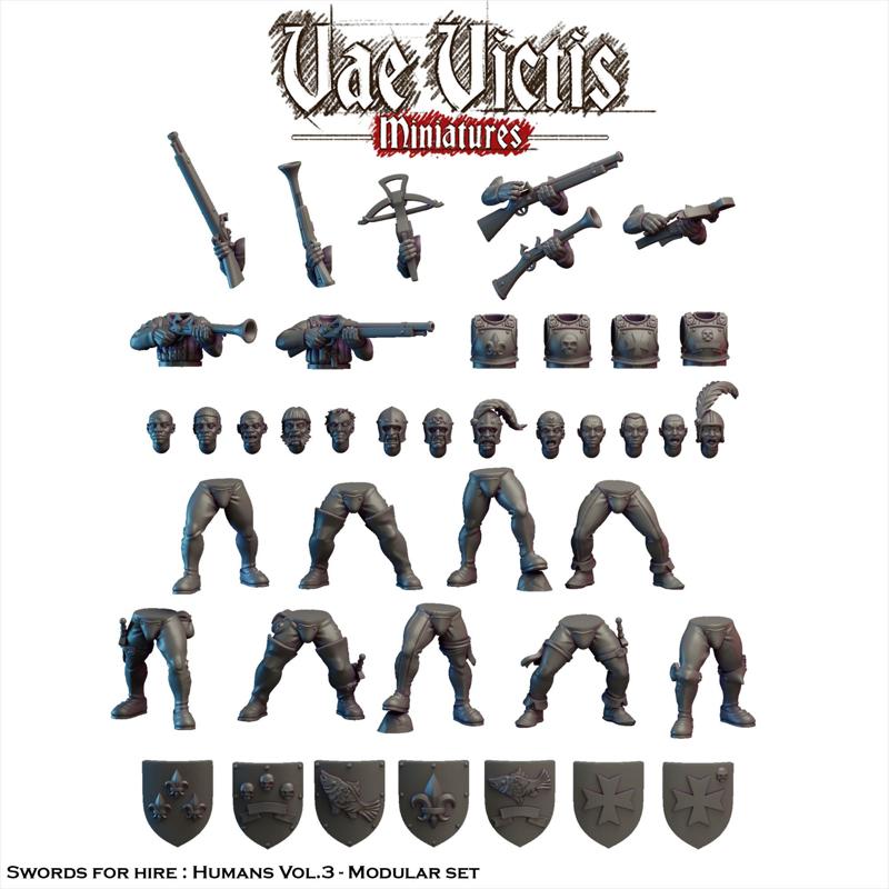Modular Swords for hire : Humans Vol.3 [PRE-SUPPORTED]