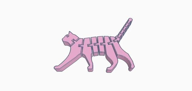 flexi cat with heart eyes   