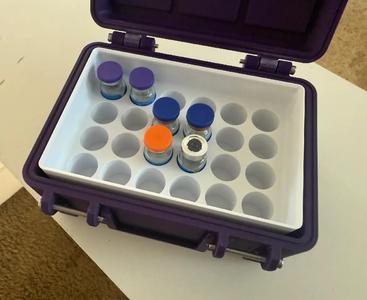 Peptide and Bac Water Inserts For Rugged Box   