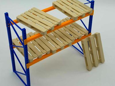 Pallet Rack System - Scale Model
