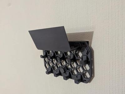 Honeycomb Wall - Front Walled Shelf   