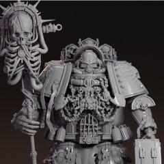 Chaplain 40k 3D Printing Figurine | Assembly