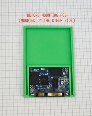 2.5" adapter for SATA SSD on PCB