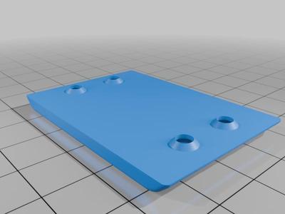 Hobao 10TT skid plate (Sabot de chassis)