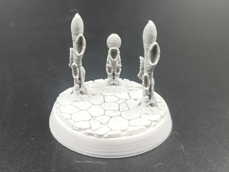 DnD Miniature Model Bases 32mm RPG -Magic mushroom