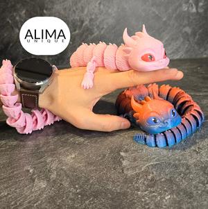flexi mama dragon - 43cm / 17 inches long