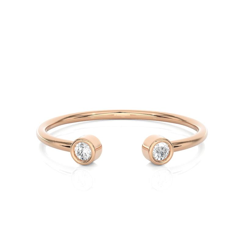 Light Minimalist Diamond Ring