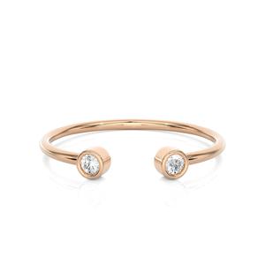Light Minimalist Diamond Ring