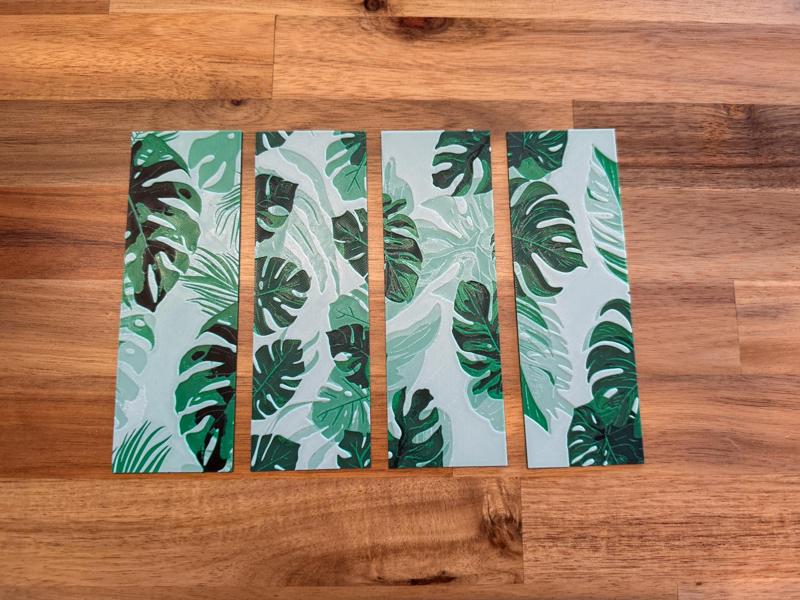 Monstera Bookmarks - Set of 4