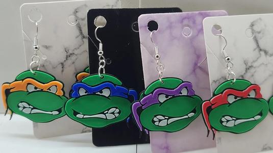 Teenage Mutant Ninja Turtle Earrings   