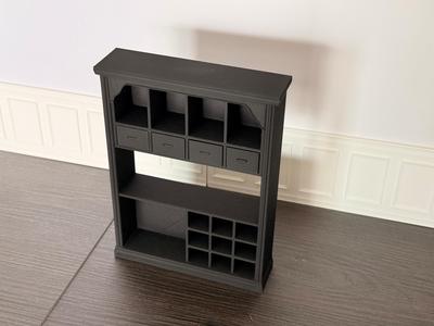 Miniature Storage Shelf 1:12 Scale