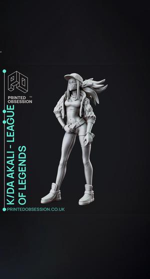 KDA Akali - LEAGUE OF LEGENDS - 30 cm model. 