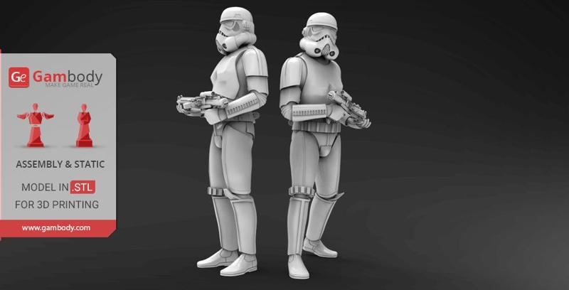 Stormtroopers 3D Printing Miniatures | Assembly