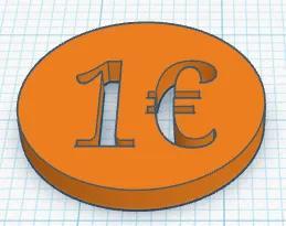Euro-Coin(Münze)-1€   