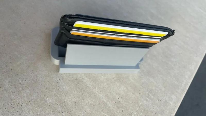support porte feuille   