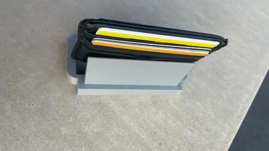 support porte feuille   
