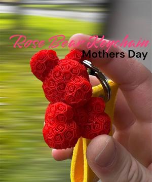Rose Bear Keychain Edition ( Mother's Day )