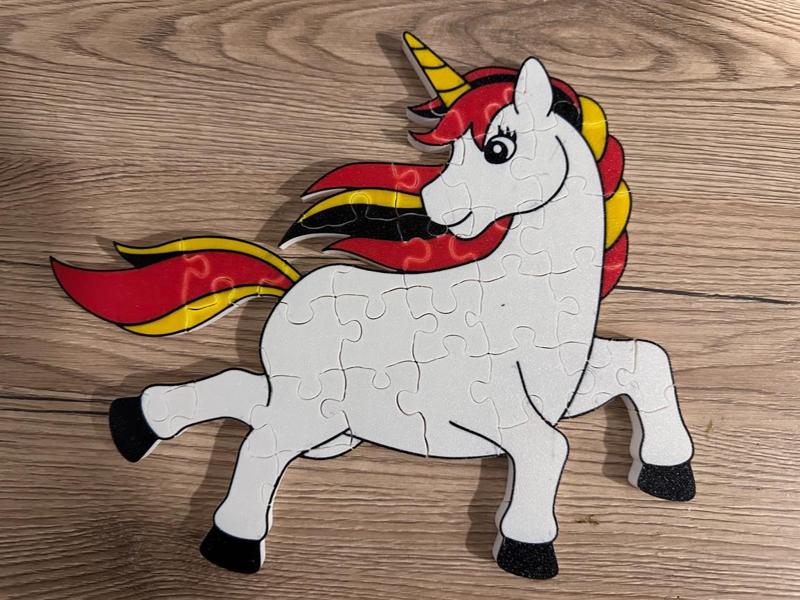 Unicorn 3D puzzle 