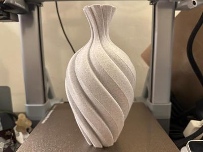 "Knossos" Contemporary Spiral Vase