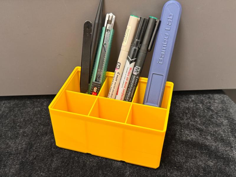 Gridfinity Simple bin Cable Organizer holder 3x2