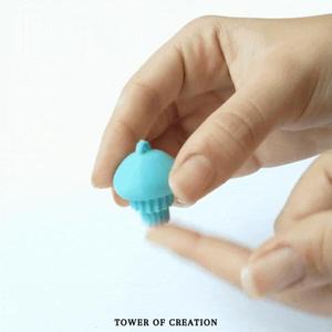 JELLYFISH FIDGET TOY - KEYCHAIN - PRINT IN PLACE - NO SUPPORTS