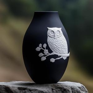 Wise Owl Vase – A Symbol of Wisdom & Elegance