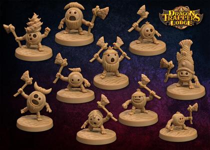 Kakamora with axes
