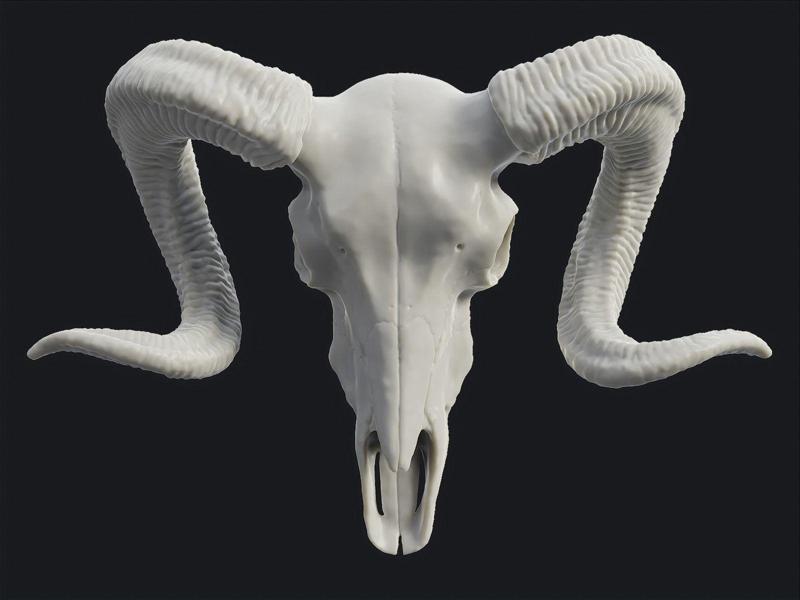 Ram Skull Pendant