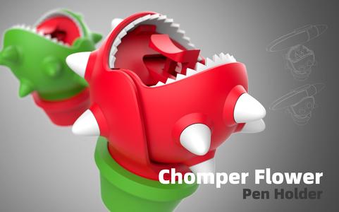 Chomper Flower Pen Holder