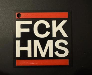 FCK HMS Keychain   