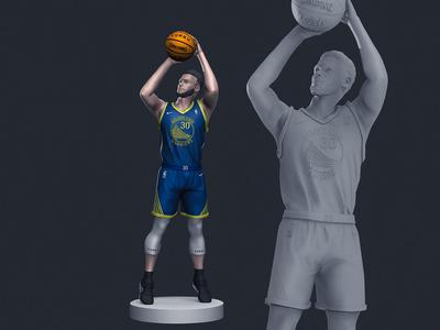 Steph Curry 3D Printable 6