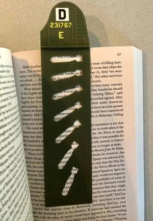 WWII B-17 Vertical Stabilizer Bookmark   