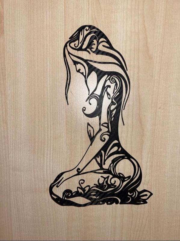Women floral 2D Art Wall Decoration