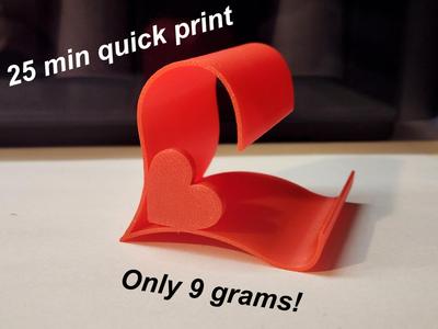 Super Lightweight Heart in Heart Phone Stand