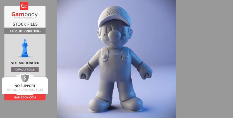 Mario 3d Print Model