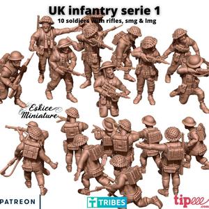 UK infantry serie 1 - 28mm