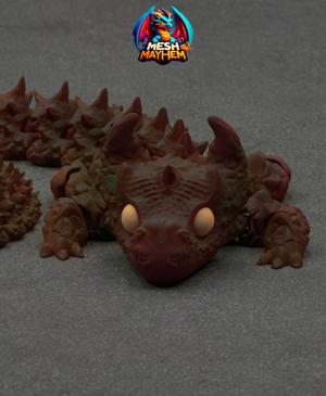 Mesh Mayhem Rock Dragon