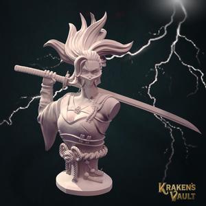 Dragon Soul Samurai Bust
