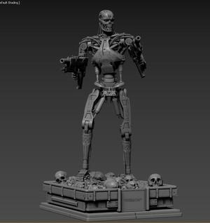 Terminator T-800 Endoskeleton High Detal