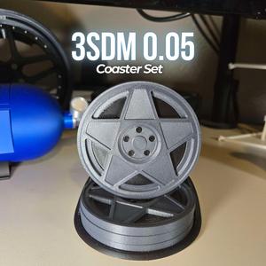 3SDM 0.05 Coaster Set w/ Display Stand